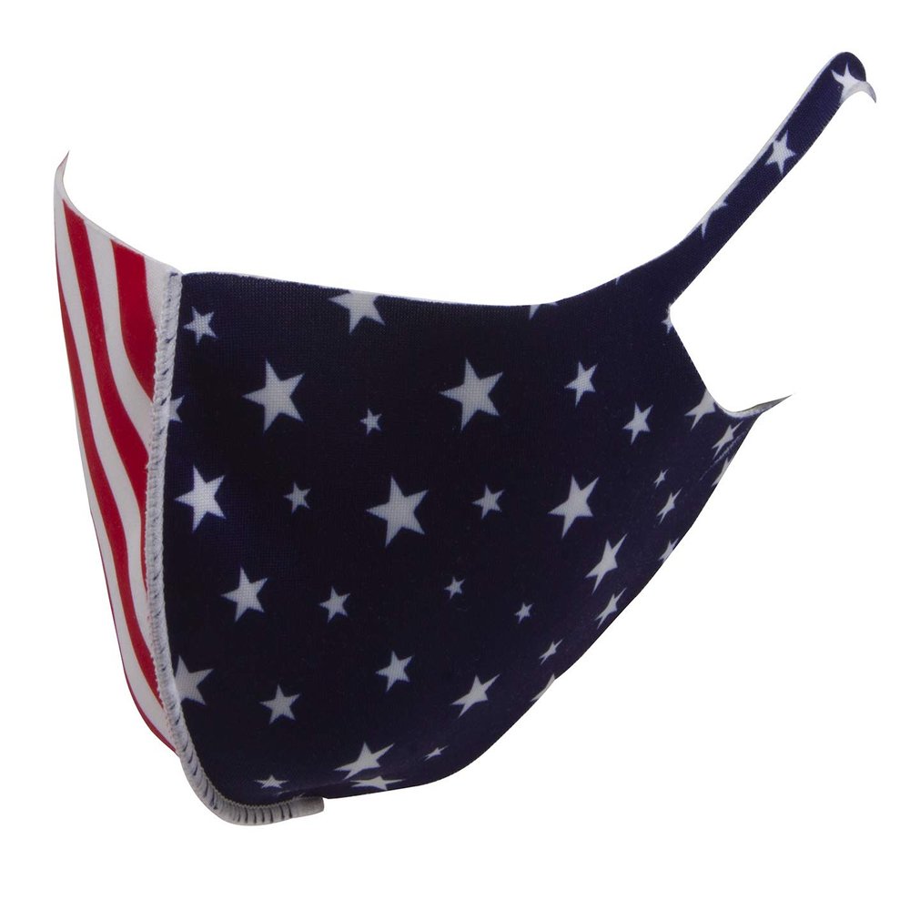 Top Headwear Reusable Fabric Fashion Face Dust Mask, USA Flag