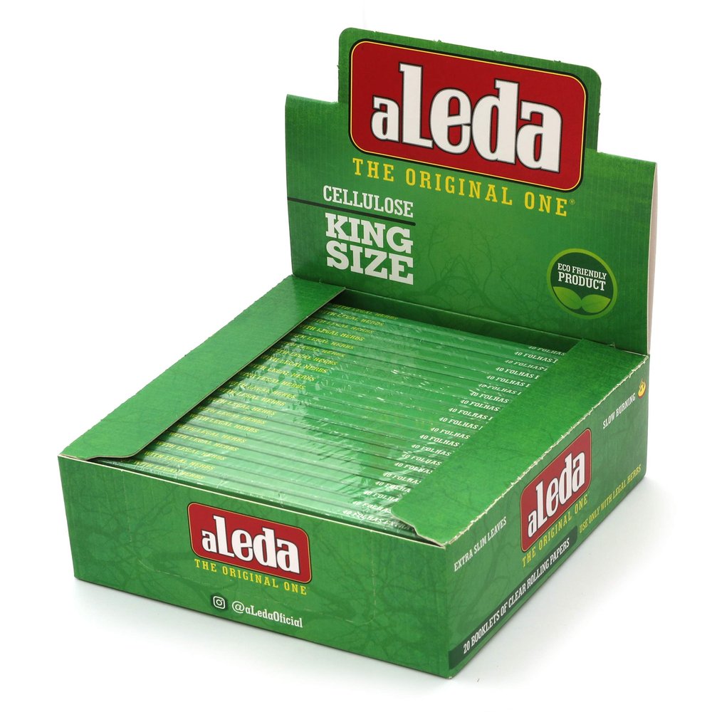 aLeda King Size Clear Cellulose Paper - 20 Booklets, 800 Sheets