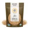1000 Springs Mill Organic Brown Rice - Non-GMO, Bulk Dry Brown Rice with Resealable Bag - Highly Nutritious Whole Grain for a Healthy Diet - Delicious Taste, Gluten Free Brown Rice - 16oz (Pack of 1) view 1