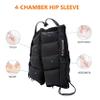LONGEST Air Compression Recovery Optional Accessories with 4-Chamber & Overlapped Sleeve - *1 Hip Sleeve Only* view 4