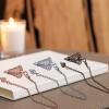 3 Pieces Copper Metal Dowsing Pendulum Divination Dower Reiki Healing Pendulum Chain,Silver Spiral Coil Point Meditation Yoga Balancing Pendant view 4