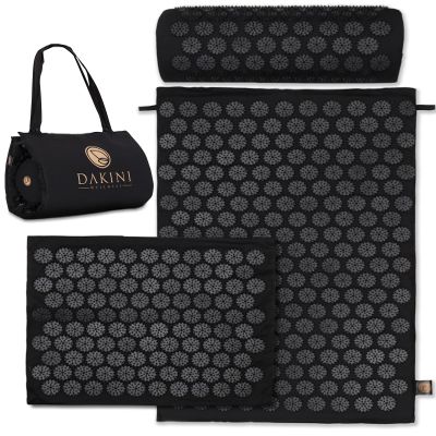 Dakini Acupressure Mat and Pillow Set with Mini Pad - Acupuncture Mat Full Body Pain Relief