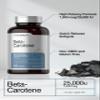 Horbach Beta Carotene Supplement | 25000 IU Softgels | 7,500 mcg | Vitamin A | 400 Count | Non-GMO and Gluten Free Formula view 3