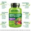 NATURELO Whole Food Multivitamin + Immune Blend with Elderberry & Mushrooms - Complete Multivitamin with Extra Immune Support - C, D3, Zinc, Elderberry, Reishi, Shitake - 60 Vegan Capsules view 2