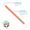 Milk Magic Milk Straws 4-Pack Bundle (16 count), Vanilla Milkshake, Birthday Cake, Strawberry, Unicorn Kisses Flavoring Cereal Straws view 3