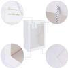10pcs White Paper Bags With Handles For Gift Wrapping view 3
