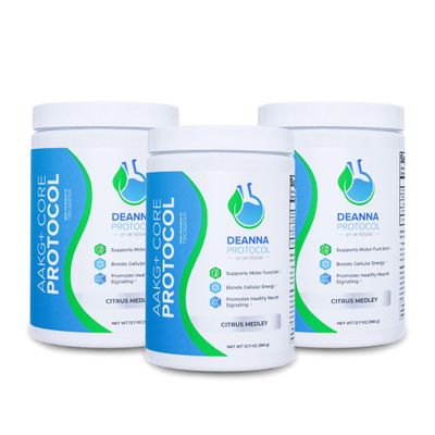 Deanna Protocol - AAKG+ Core Powder (3 Pack, Citrus Medley)