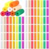80 Pieces Chew Aligner Tray Seaters Colorful Aligner Seater Chew Chompers, 8 Colors view 1