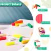 80 Pieces Chew Aligner Tray Seaters Colorful Aligner Seater Chew Chompers, 8 Colors view 3