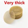 200 PCS 1/2 Pipe Screens, Brass Pipe Screen Filters 0.5 inch Metal Screens with Black Storage Box view 3