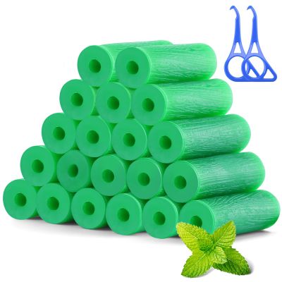 Aligner Chew for Invisalign  20 Mint-Chew & 2 Removal Tools, Food-Grade Silicone, Flexible & Durable Aligner Seater for Clear Aligners, Orthodontic Accessories