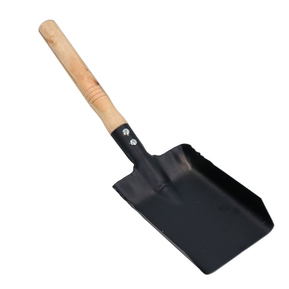 4"/100mm Dust Pan Coal Hand Shovel Fire Stove Fireplace Trowel Ash Sweep