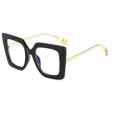 COTIA Oversized Big Frame Anti Blue Light Blocking Men Women Reading Glasses Resin Lens (black, 4.0)