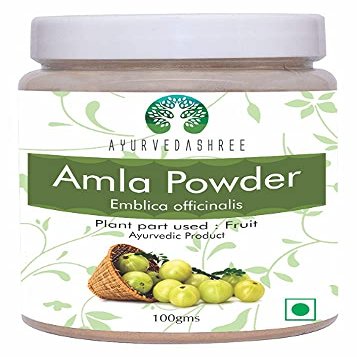 AYURVEDASHREE Amla Fruit Powder (Amalaki) 100 Gm | Raw and Non GMO | Rich in Antioxidant Vitamin C | Vegan | 100% Raw from India | Emblica Officinalis | Indian Gooseberry