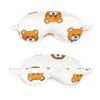 Magik Cartoon Cute Satin Silky Travel Sleep Eye Mask Cover Padded Blindfold Smooth (White Bear, 2 Pack) view 1