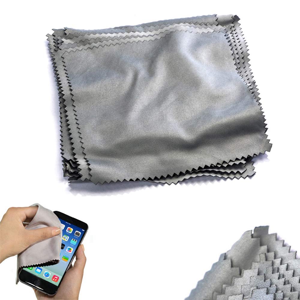 12PCS Sunglasses Eyeglass Microfiber Cleaning Cloth Lens Wipes LCD Camera Screen