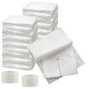 Split Drain Sponge Gauze 2x2 Sterile 6 Ply Pads [Pack of 140] Absorbent Precut 2"X2" Non-Woven Slit Bandage for I.V. Tracheostomy - 2 Boxes of 35 Packs of 2 Pre Cut Bandages + 2 Rolls of Medical Tape view 1
