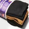 12 Pairs of Yacht & Smith Men's Value Pack of Ring Spun Cotton Crew Diabetic, Socks view 2