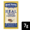 Best Foods Yellow Mustard Stick Pack Sachets, Gluten Free, No Artificial Flavors or Preservatives, 7 g, Pack of 500 view 3