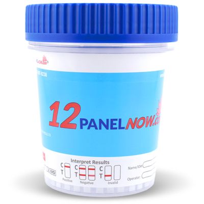 16 Panel Drug Test Cups, with FYL, KRA, ETG and TCA, Built-in Temperature Strip Included, Easy Read, Multi-Test, One Step, Fast and Accurate (100)