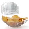 Exquisite Disposable Bowls Plastic Serving Bowls Pack Of 8 Square Salad Bowl 32 Oz Clear Plastic Bowls For Parties Disposable Serving Bowls For Salad Bar Buffet Serving Candy Bowl & Bowl Set view 1