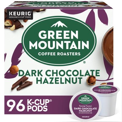 Green Mountain Coffee Roasters Dark Chocolate Hazelnut Coffee, Keurig Single Serve K-Cup Pods, 96 Count