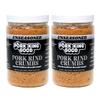 Pork King Good - Pork Rind Breadcrumbs - 2 Pack! Keto Friendly, Paleo, Gluten-Free, Sugar Free, Zero Carb Panko Substitute (Two 12 Oz Jars) (Unseasoned, 2 Pack) view 1