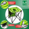 TravelJohn Foldable Commode Chair - Portable Camping Toilet, Steel Frame with Padded Seat, Supports up to 225lbs view 2