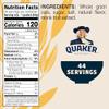 Quaker Instant Oatmeal Lower Sugar, Maple & Brown Sugar, 1.19 Oz, Pack of 44 view 2
