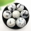 1PC Rare Natural White Moonstone Ball Sphere Stone Crystal Specimen Raw Collection Natural Stones and Minerals-45-50mm view 1
