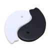 ARTIBETTER 2pcs Natural Stone Scraping Plates Tai Yin Yang Fish Cone Massaging Board for SPA Relaxing Meditation view 1