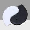 ARTIBETTER 2pcs Natural Stone Scraping Plates Tai Yin Yang Fish Cone Massaging Board for SPA Relaxing Meditation view 2