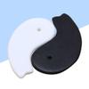 ARTIBETTER 2pcs Natural Stone Scraping Plates Tai Yin Yang Fish Cone Massaging Board for SPA Relaxing Meditation view 4