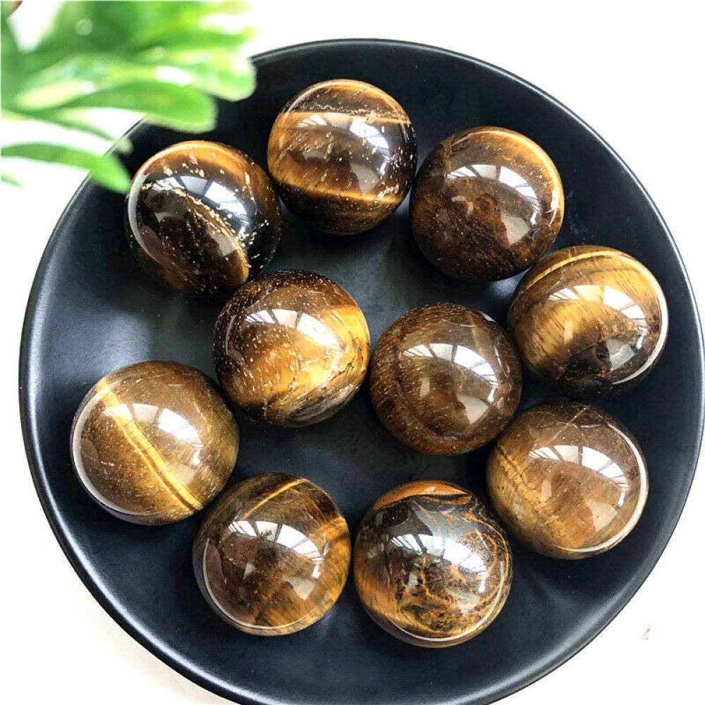 1PC Natural Tiger Eye Crystal Sphere Ball Orb Gem Stone