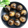1PC Natural Tiger Eye Crystal Sphere Ball Orb Gem Stone view 1