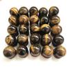 1PC Natural Tiger Eye Crystal Sphere Ball Orb Gem Stone view 2