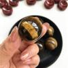 1PC Natural Tiger Eye Crystal Sphere Ball Orb Gem Stone view 3