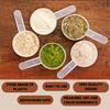 Plastic Measuring Scoop, 1.5 Tablespoon (23 cc | 23 mL) Long Handle Spoons for Powders, Granules, Coffee, Pet Food, Baking Supplies, Protein and Other Dry Goods, BPA Free (Set of 3) view 2