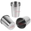 Teqooza 5 Pack 8 Ounce 230ml Stainless Steel Cups Shatterproof Pint Drinking Cups Metal Drinking Glasses for Kids and Adults, Pack of 5 view 2