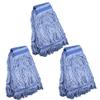Mop Head Replacement Commercial Heavy Duty String Blue Wet Mop Heads for 3 Typs Commercial Mop Handle(3,Medium) view 1
