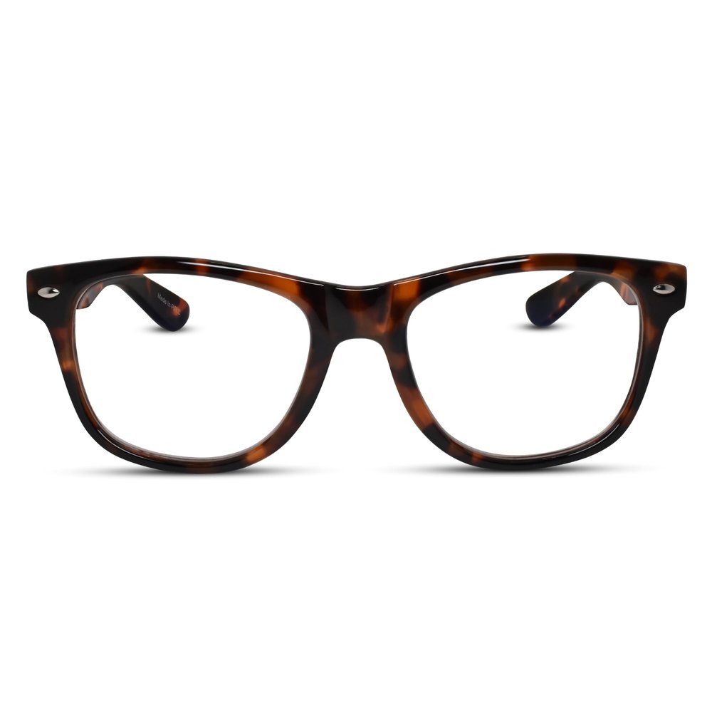 2SeeLife Large TR-90 Reading Glasses for Men - Medium-Wide Fit, Sturdy Frame, Spring Hinges, Premium Oversized Readers, Brown Tortoise, +2.50
