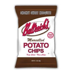 Ballreich Snack Food Company Marcelled Potato Chips (Smokey Sweet Mesquite), 1.5oz (Pack of 6)
