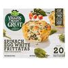 Garden Lites Veggies Made Great Spinach Egg White Frittatas (Pack of 2) - 20 Individually Wrapped Frozen Frittatas in Each Box, 40 Total - Gluten-Free view 2