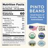 Organic Dried Pinto Beans 5 lb - Non-GMO, Tested Clean Certified, Vegan - Rich in Fiber & Protein for Soups, Burritos, Salads, and Chili - Farmed From Regenerative Soil, Grown In USA by Doudlah Farms view 2