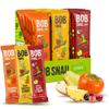 BOB SNAIL Healthy Fruit Snacks for Kids and Adults  30 Fruit Leather Snacks with Persimmon, Pear-Pineapple,Cherry  Vegan Low-Carb Variety Pack Strips for Kids  Sugar Free Jerky Bars view 1