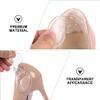 Beaupretty 6pairs Transparent High Heel Cushions Heel Pads for Women Wear-Resistant Shoe Inserts for Flats and Work Shoes Butterfly Style Thin Thick view 3
