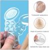 Beaupretty 6pairs Transparent High Heel Cushions Heel Pads for Women Wear-Resistant Shoe Inserts for Flats and Work Shoes Butterfly Style Thin Thick view 4