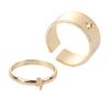 Couple ring men and women pair ring combination ins wind butterfly fashion personality index finger ring (Lightning style) view 1