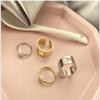 Couple ring men and women pair ring combination ins wind butterfly fashion personality index finger ring (Lightning style) view 3