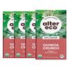 Alter Eco | Dark Chocolate Bars | Pure Dark Cocoa, Fair Trade, Organic, Non-GMO, Gluten Free (4-Pack Quinoa Crunch) view 1